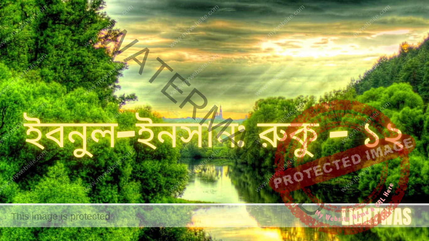 ইবনুল-ইনসান: রুকু - ১২